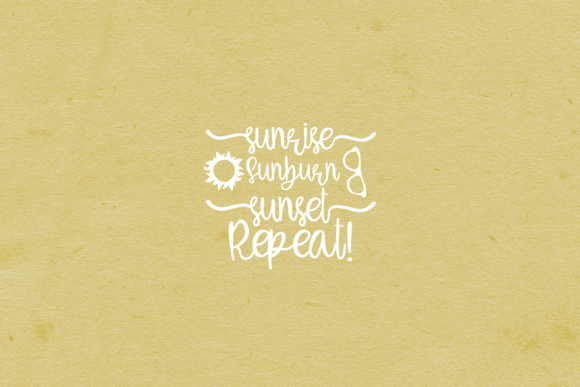 Beautiful Sunrise Font - Preview 4