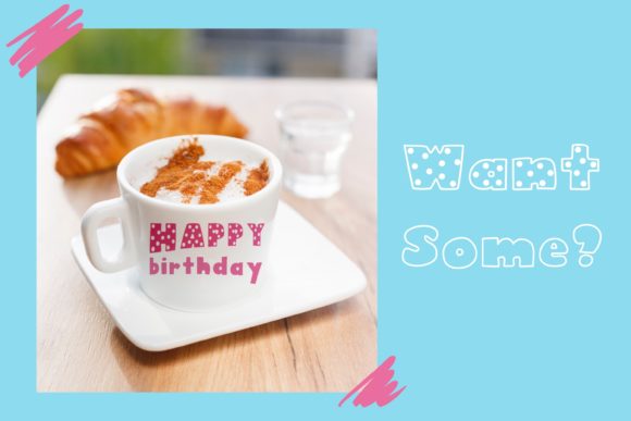 Chubbily and PolkaDot Chubbily Font - Preview 4