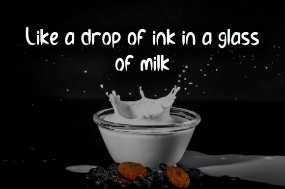 Cow Milk Font - Preview 1