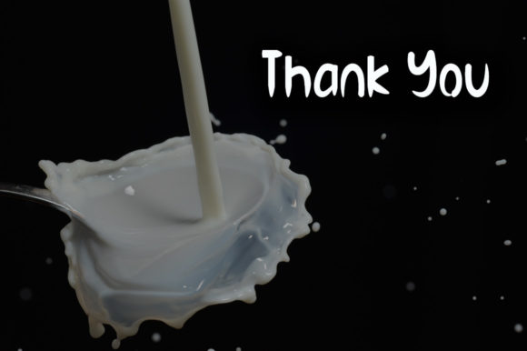 Cow Milk Font - Preview 3