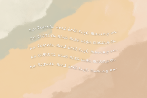 Head High Font PNG with transparent background - Preview 2