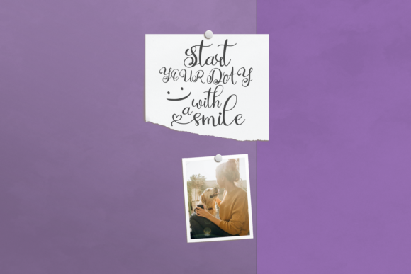 Heart Beaming Font font preview - 1