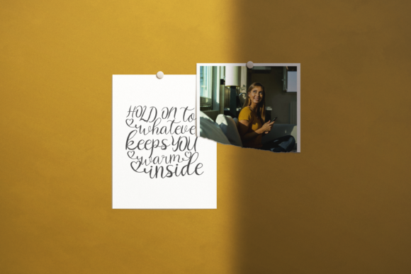 Heart Warming Font PNG with transparent background - Preview 1