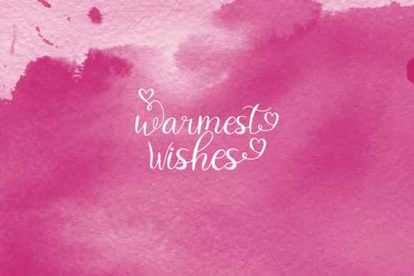 Heart Warming Font - Preview 4