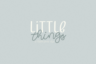 Little Things Duo Script & Handwritten Font By Sweet Vibes