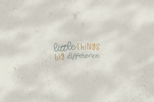 Little Things Duo Font by Sweet Vibes · Creative Fabrica