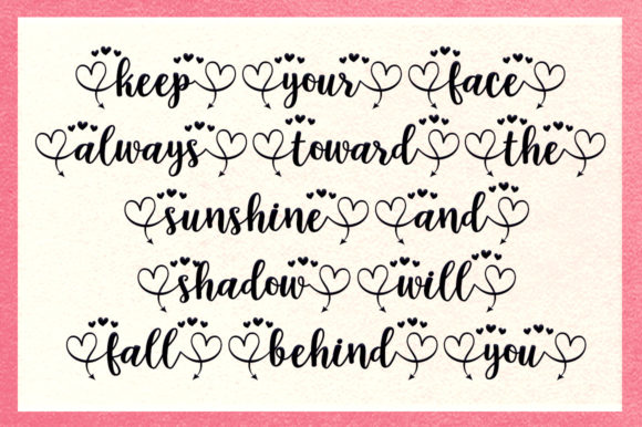 Lovesmith Font PNG with transparent background - Preview 5