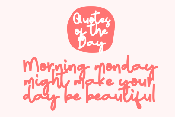 Morning Singing Font PNG with transparent background - Preview 2