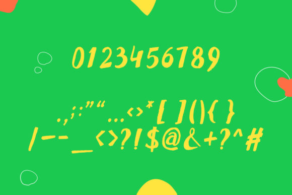 Ninka Font PNG with transparent background - Preview 2
