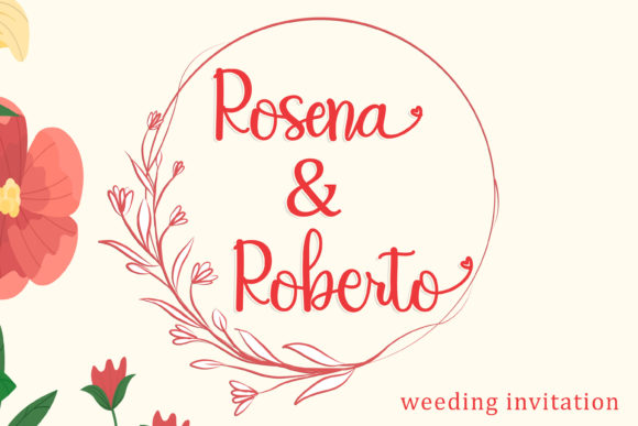 Riseberry Font PNG with transparent background - Preview 1