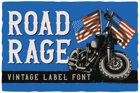 Road Rage Font PNG with transparent background - Preview 2