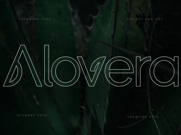 Alovera Font - Preview 3