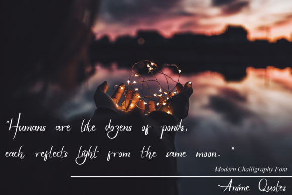 Anime Quotes Font - Preview 3