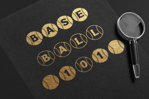 Baseball Font - Preview 3