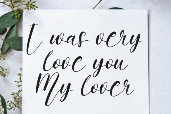 Beautiful Font - Preview 1