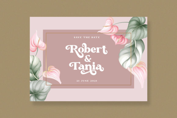 Golden Quince Font PNG with transparent background - Preview 3