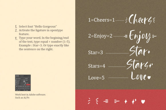 Hello Gorgeous Font - Preview 6