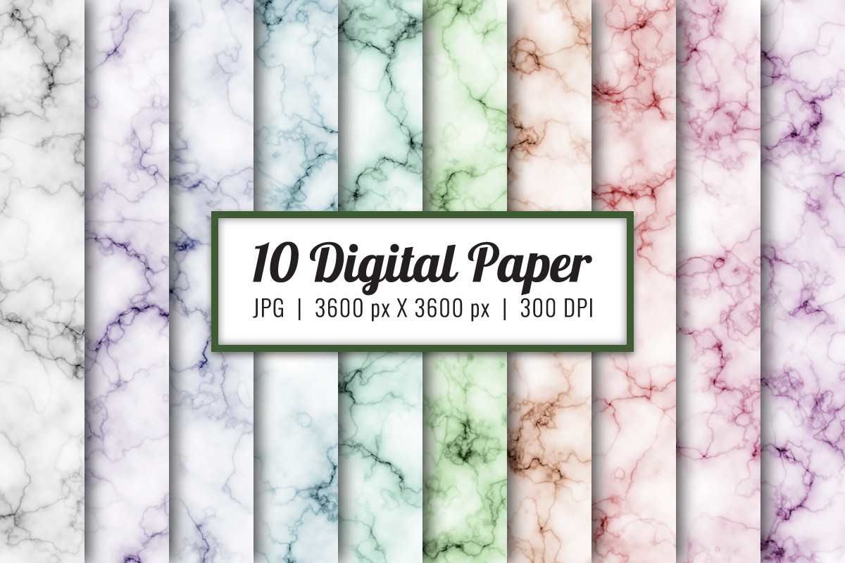 Marble Digital Papers Background No.16 Graphic by Craphist · Creative ...