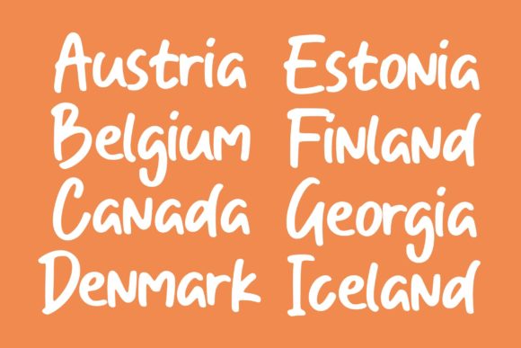 One Crayon Font PNG with transparent background - Preview 1