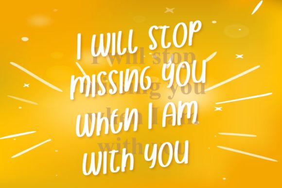 Popy Sitya Font PNG with transparent background - Preview 1