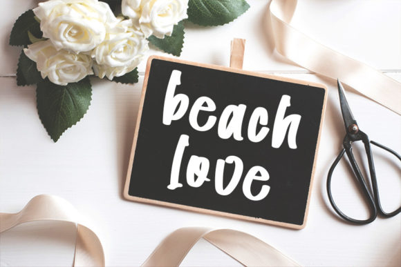 Power Summer Font PNG with transparent background - Preview 4
