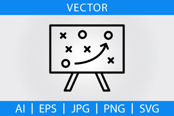 Strategy Vector Icon Graphic Icons By Muhammad Ali