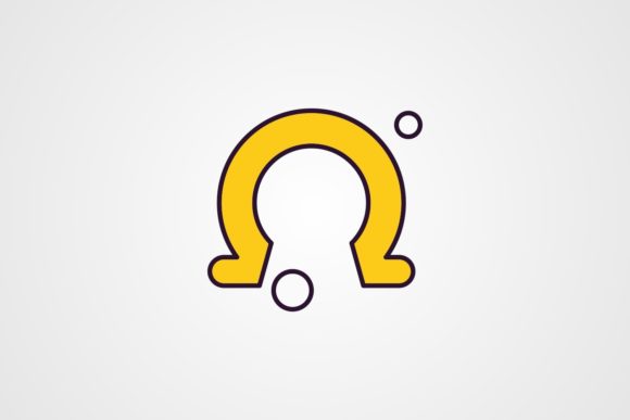 Vector Horseshoe Line Filled Icon