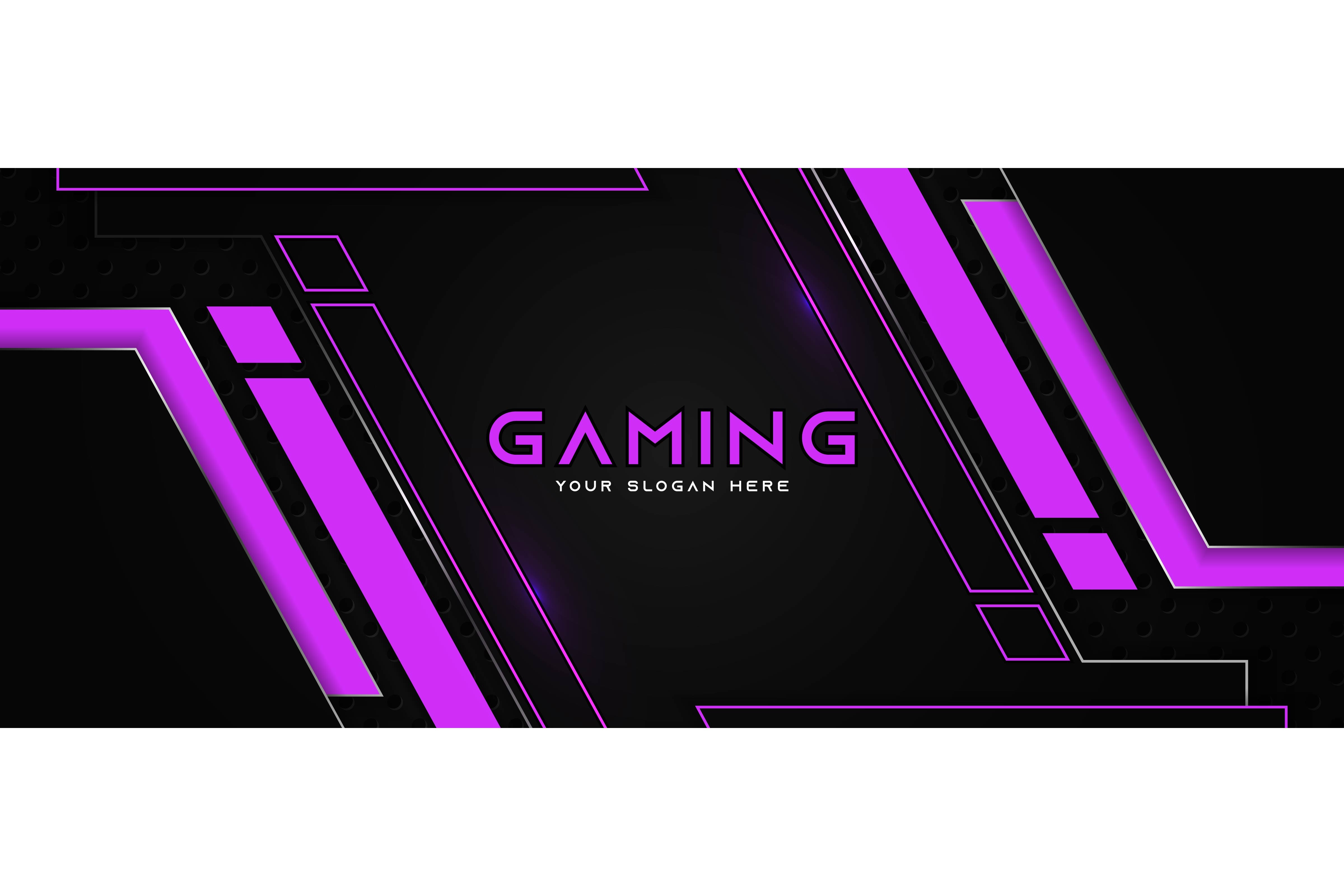 Gaming Web Banner Header Template Graphic by Artmr · Creative Fabrica