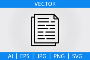 Vector Documents Outline Icon Graphic by Muhammad Ali · Creative Fabrica