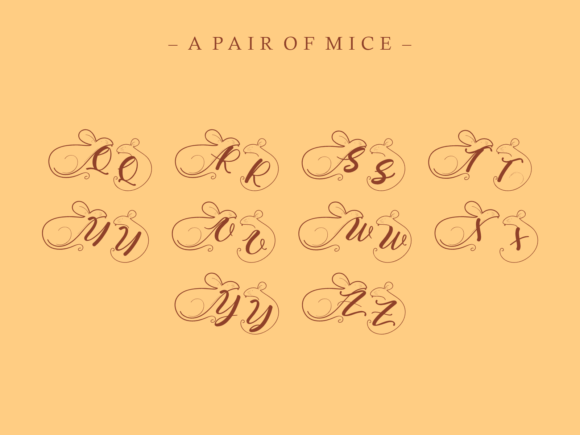 A Pair of Mice Font - Preview 2