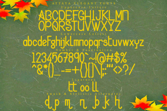 Attaya Font - Preview 5