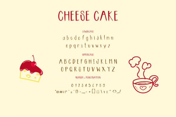 Cheesecake Font - Preview 1