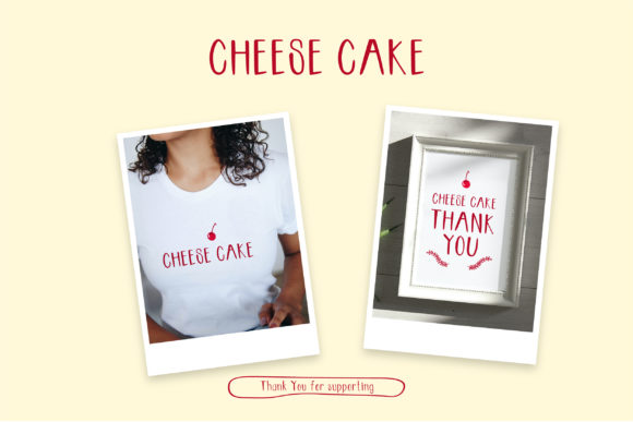 Cheesecake Font - Preview 2