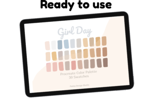 Color Palette Procreate Girl Day Graphic by Pakka Design Studio ...