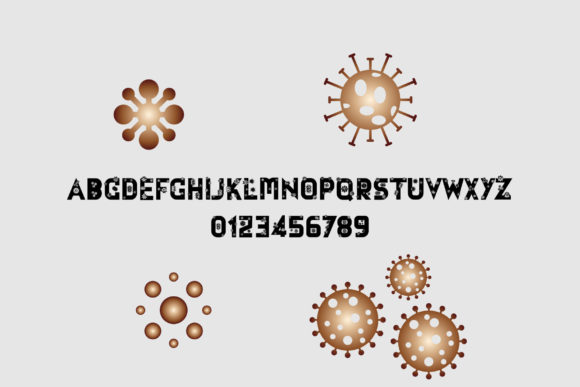 Coronavirus Font - Preview 2