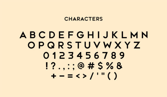 Geoathenia Sans Font - Preview 1