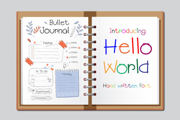 Hello World Font - Preview 1