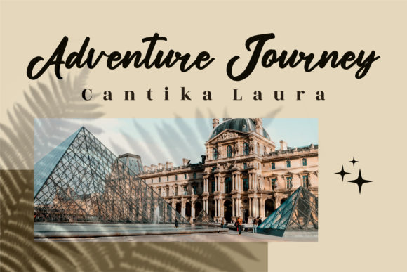 Lamberta Signature Font PNG with transparent background - Preview 2