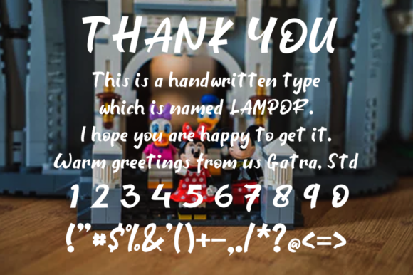 Lampor Font PNG with transparent background - Preview 6