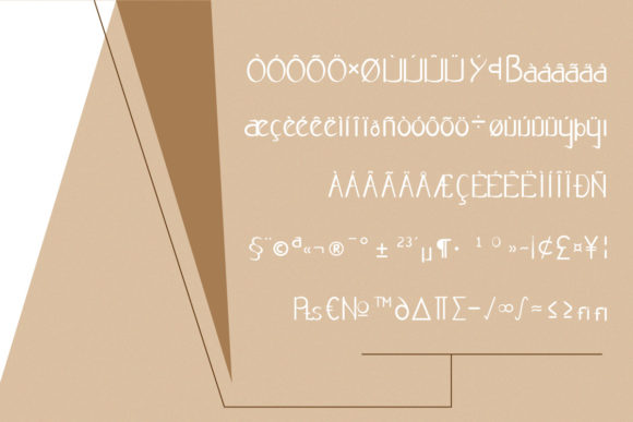 Mozzan Font PNG with transparent background - Preview 4