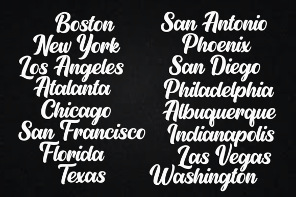Auckland Hills Font - Preview 1