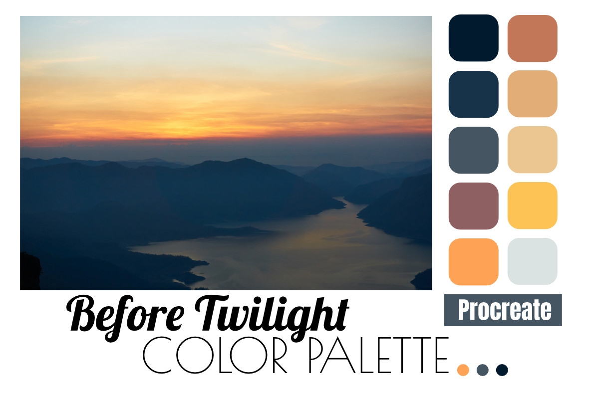 Before Twilight Color Palette Graphic by thanaporn.pinp · Creative Fabrica