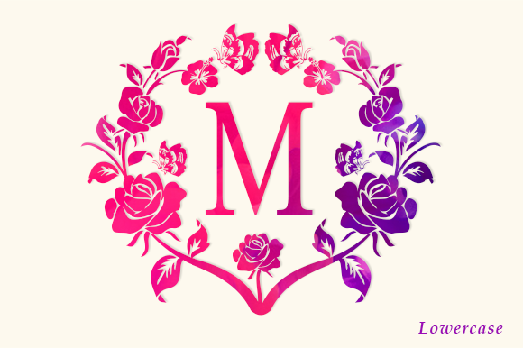 Bella Rose Monogram Font - Preview 2