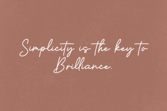 Brilliance Signature Font - Preview 1