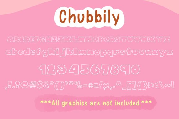 Chubbily Family Set Font - Preview 1