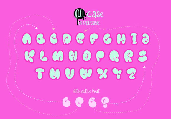 Father Belly Font PNG with transparent background - Preview 1