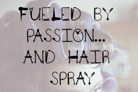 Hair Candy Sassy Font for Beauticians Font - Preview 1