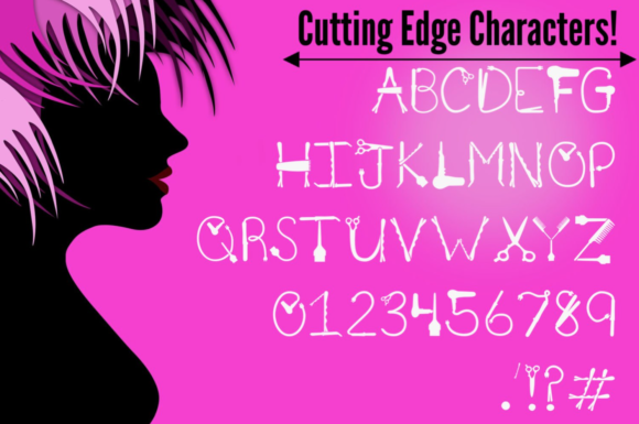 Hair Candy Sassy Font for Beauticians Font - Preview 3