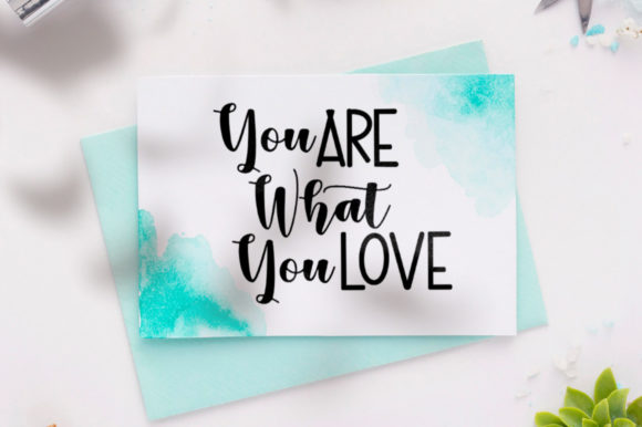 Hello Lovely Duo Font PNG with transparent background - Preview 2