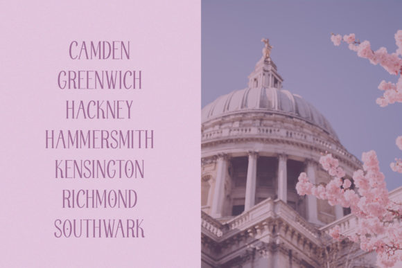 London Font PNG with transparent background - Preview 4